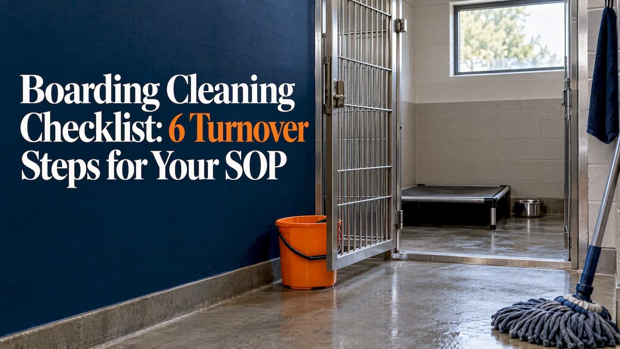 Boarding Cleaning Checklist: 6 Turnover Steps for Your SOP