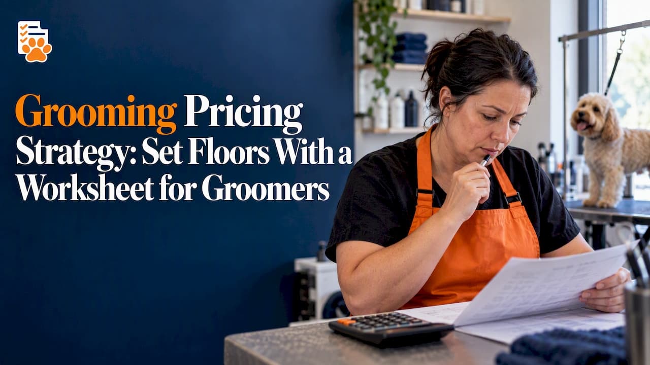 Grooming Pricing Strategy: Set Floors With a Worksheet for Groomers